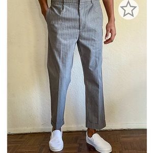 BRIXTON pinstriped REGENT trousers 32W relaxed fit